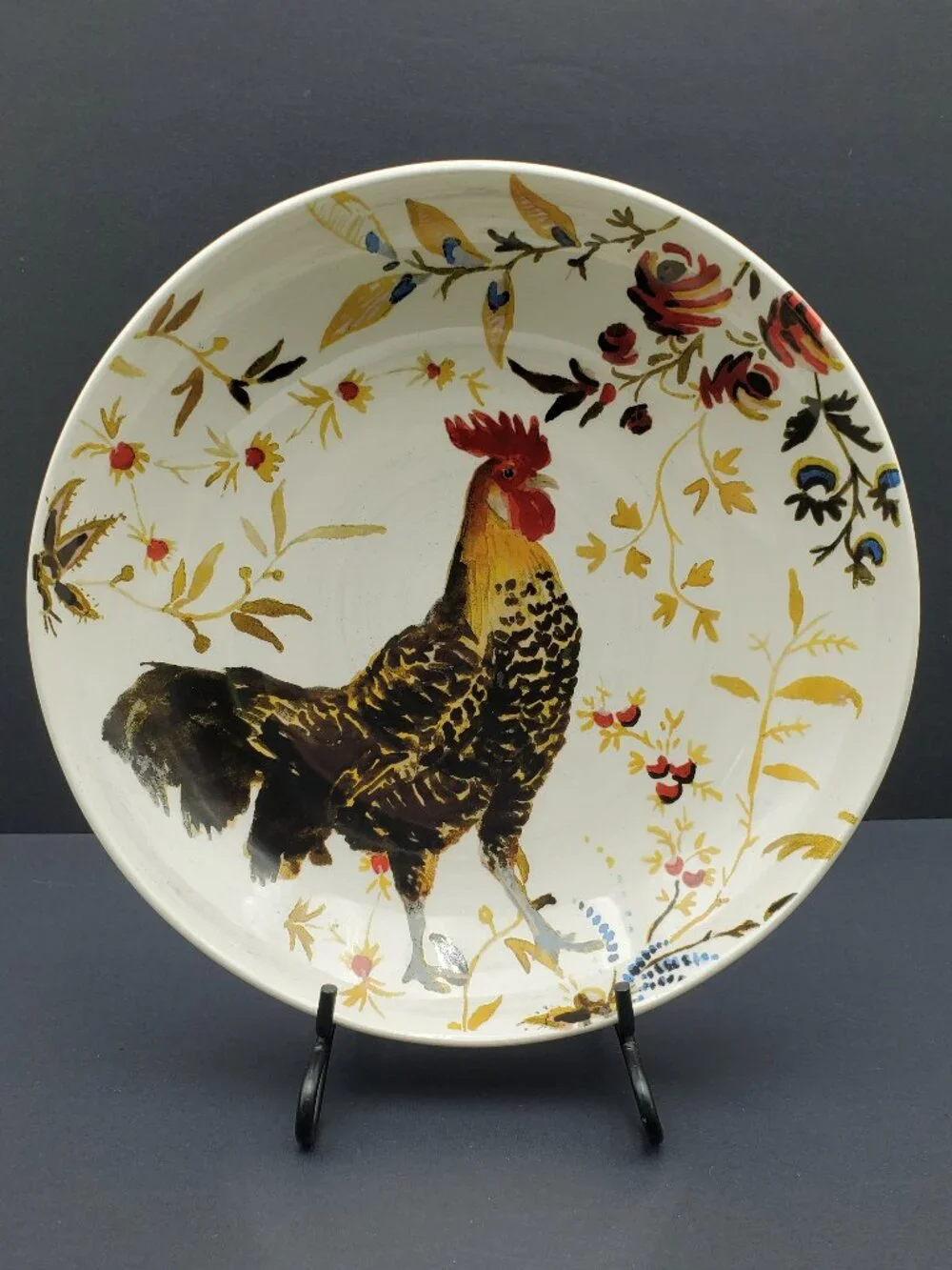 Williams-Sonoma Rooster Francais Soup Pasta Bowl Salad Serving Bowl